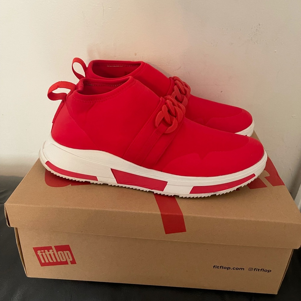 Fitflop heda chain slip on sneaker